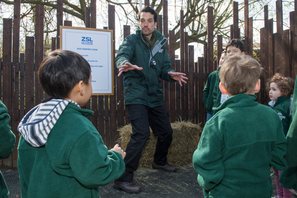 Children become Zoo Keepers for a day