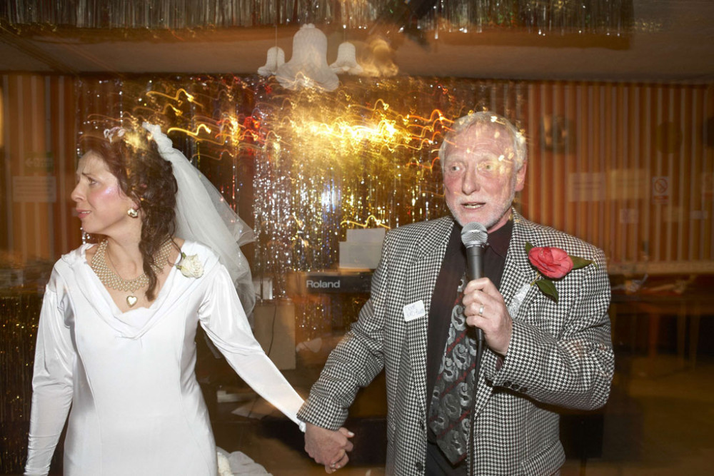 Dickie Bird estranged father of the bride makes an uninvited speech