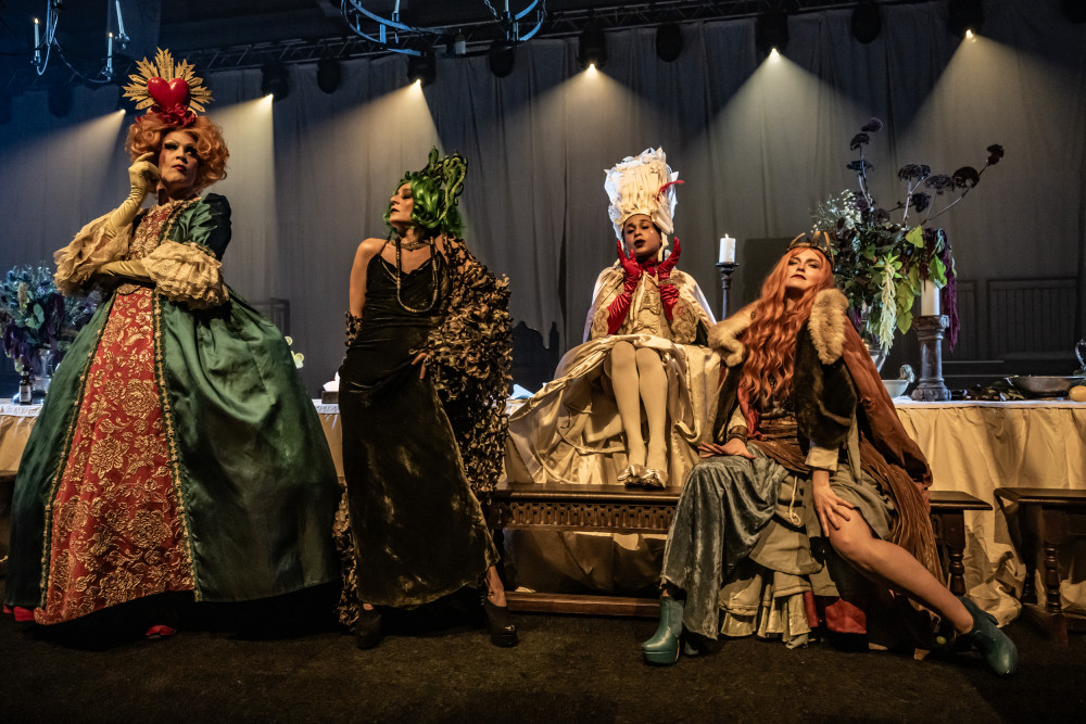 Every prop, costume, performance referenced an artist/ track