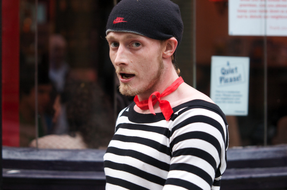 Rob McNeill as the Mime Chaser