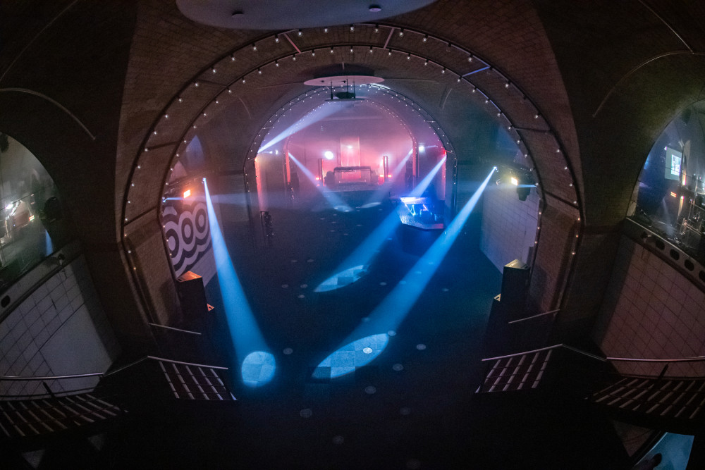 The Club in the sub basement waiting for the Rave