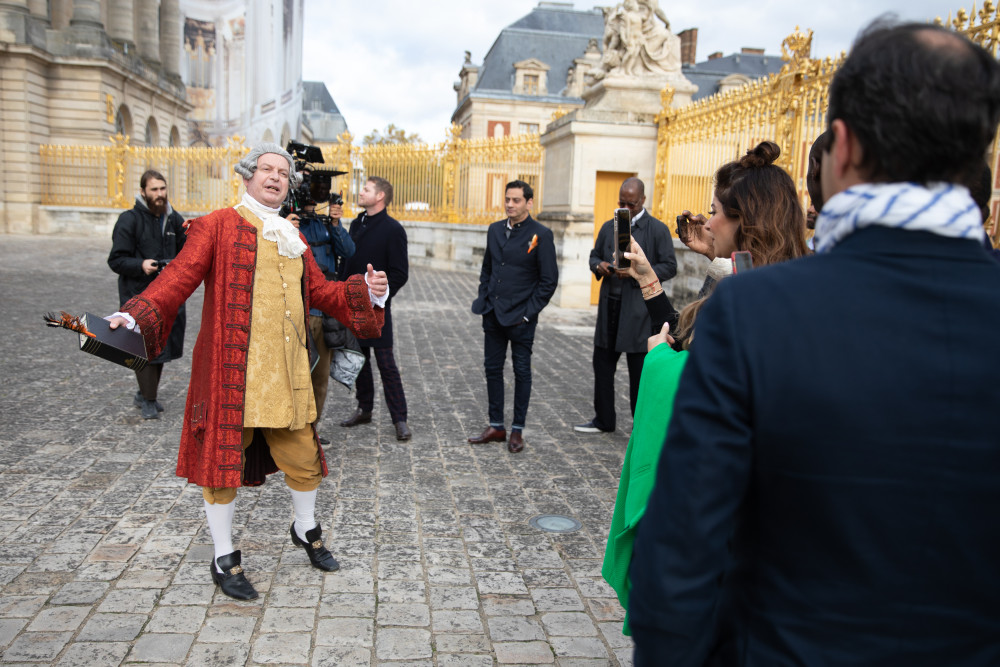 Invited guests had the Palace to themselves to witness the signing of a writ