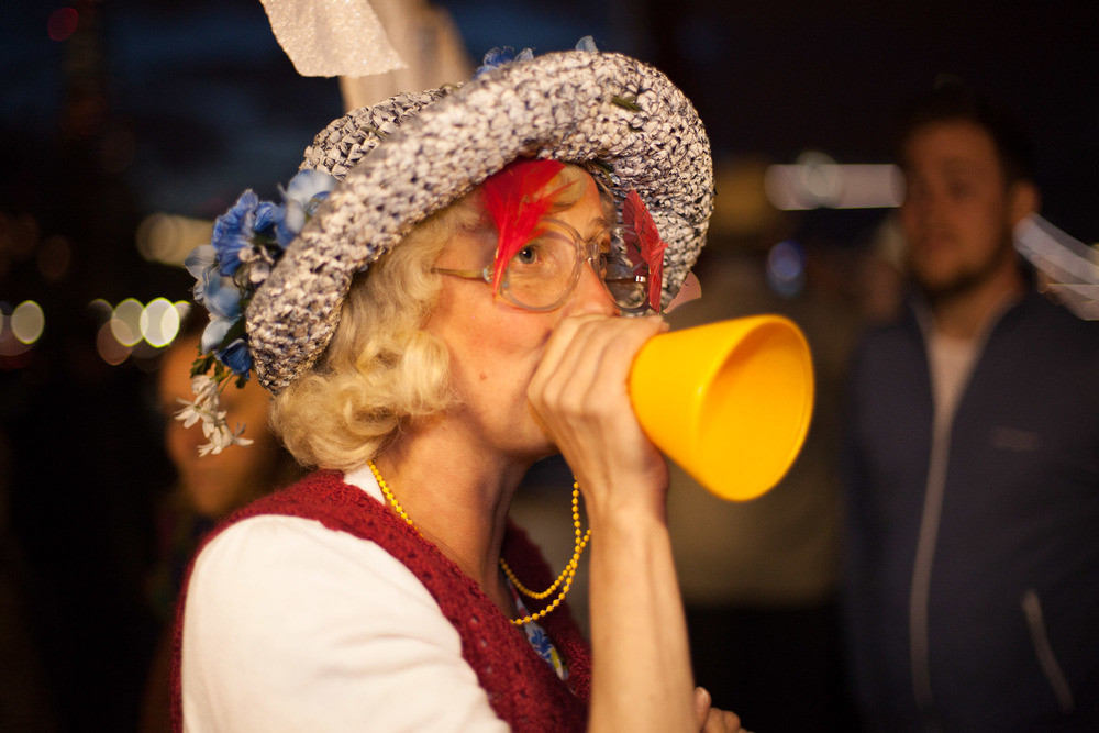 Kate Ashcroft as the cruise's entertainments' 'officer'